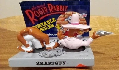 Figura de comadreja Smart Guy/Boss 1987 de colección ¡en caja! Roger Rabbit enmarcado de Disney Who Foto 1 de 4