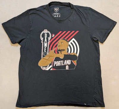 Camiseta Portland Trail Blazers Para Hombre Grande 47 Marca Damian Lillard NBA Gráfica Camiseta Foto 1 de 4