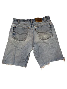 Pantalones Cortos Vintage Levi’s 33 Orange Tab 540 1990’s Corte Grunge Vintage Envejecido - Imagen 1 de 6