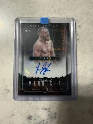 2024 Topps Midnight UFC - Stroke of Midnight Autographs Joe Pyfer #SMA-JPR (AU) - Image 1 of 2