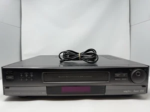 JVC HR-S6900U VCR Super VHS High Resolution Works/Tested Rare Woodgrain Sides - Picture 1 of 15