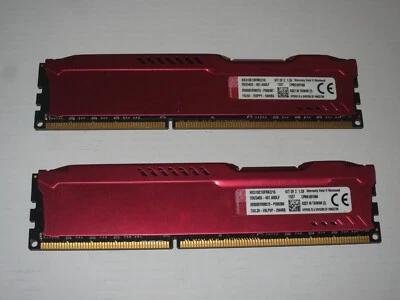 16GB (2x8GB) Kingston HyperX Fury DDR3 1866 (PC3 14900) Memory HX318C10FRK2/16 - Image 1 of 3