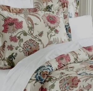 Pottery Barn Reagan Palampore Percale Twin Duvet Cover & 1 Standard Sham - Picture 1 of 9