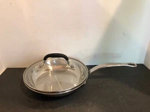 Sartén para saltear Kitchen Aid 8" 5 capas base completa de cobre acero inoxidable con tapa - Imagen 1 de 6