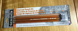 Charcoal Pencil Kit 5/Pkg-557BP - Picture 1 of 3