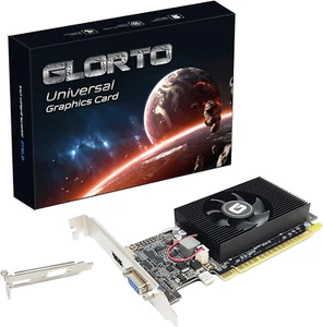 Geforce GT 610 2G DDR3 Low Profile Graphics Card, PCI Express 1.1 X16, HDMI/VGA, - Picture 1 of 6