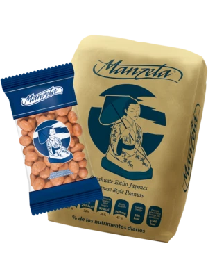 Manzela Japanese Style Peanuts Cacahuates Japoneses Mexican Snack 50 Pieces