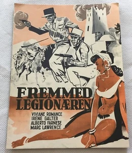 Legione straniera Alberto Farnese Irene Galter Romance 1953 programa de cine ... - Imagen 1 de 5