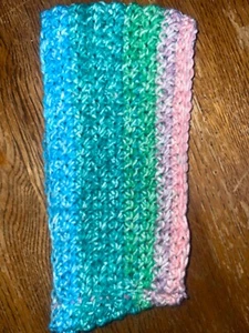 Handmade Crochet Children’s Easter Rainbow Ear warmer pullover - Picture 1 of 2