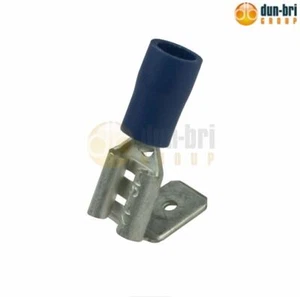 DBG Terminale Piggyback Isolante a Crimpare 6,3mm 1,5-2,5mm Blu Confezione da 100 - Foto 1 di 1