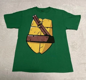 Teenage Mutant Ninja Turtles T Shirt Boys Large Green Short Sleeve TMNT - Picture 1 of 4