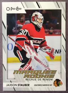 2023-24 O-Pee-Chee Marpa Novato #551 Jaxson Stauber Chicago Blackhawks radiocontrol - Imagen 1 de 1