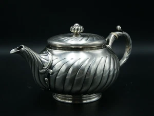 19th Christofle Paris chapada en plata 1 tetera louis xv sello numerado francia - Imagen 1 de 24