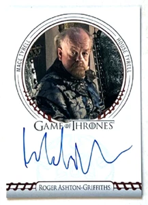 Roger Ashton-Griffiths Sigil Autograph, Game of Thrones Legends of the Realm - Picture 1 of 2