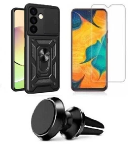 Pack Etui Anneau + Support + Verre Trempé pour Samsung Galaxy A16 A17 A36 A56 - Photo 1 sur 10