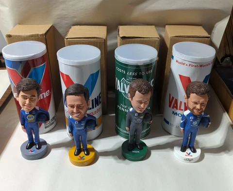 2016 NASCAR VALVOLINE 150th ANNIVERSARY BOBBLEHEAD SET (4) #88 #48 #5 #24 Cover