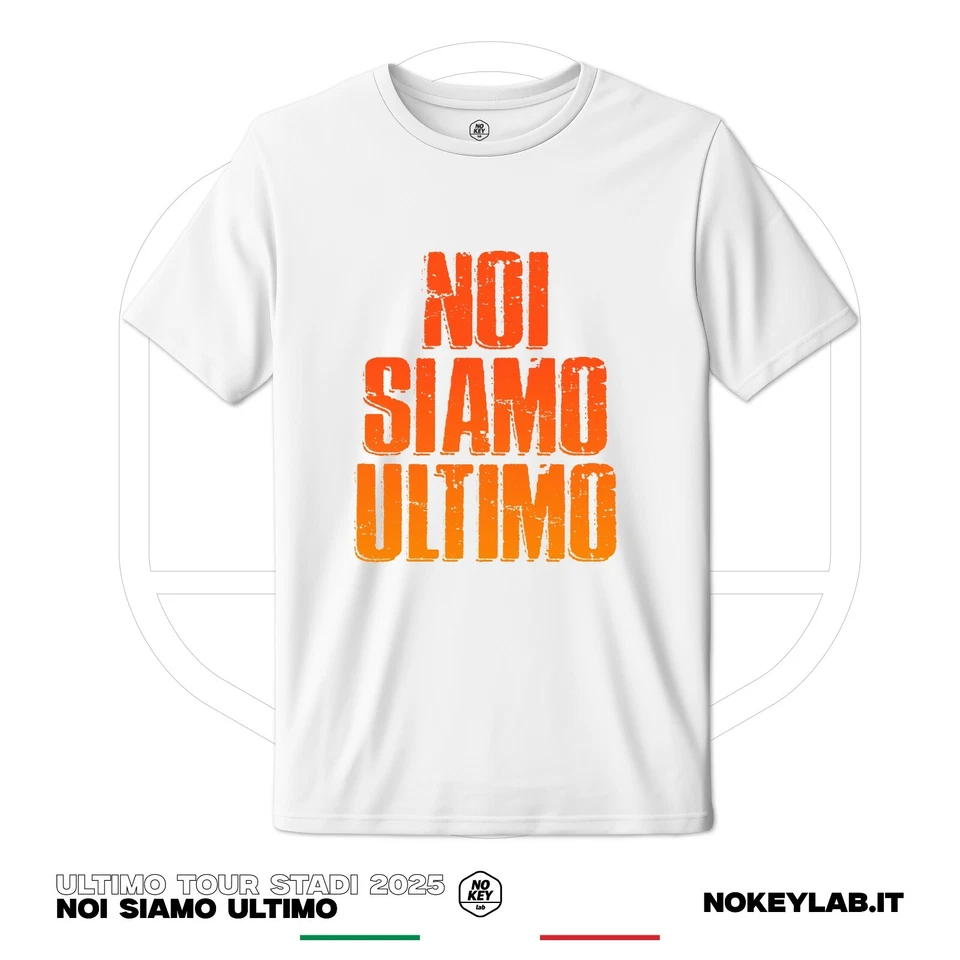T-Shirt Noi Siamo Ultimo Maglietta Fan Tour Stadi 2025 - Imagen 1 de 4