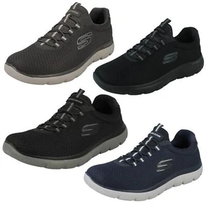 Mens Summits 52811 Slip On Casual Trainers By Skechers Memory Foam - Picture 1 of 37