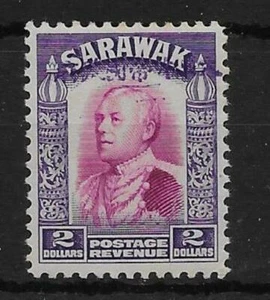 SARAWAK-JAP.OCC. SGJ22 1942 $2 BRIGHT PURPLE & VIOLET MTD MINT (r) - Picture 1 of 1