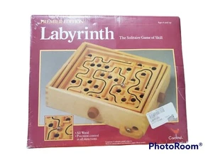 Labyrinth Wooden Puzzle Maze Game Premier Edition New Sealed - Picture 1 of 7