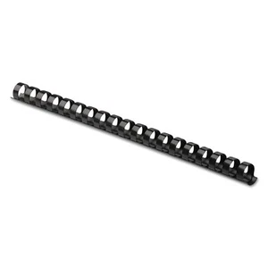 100 Count Black Plastic Binding Combs Compatible with 19 Ring Systems - Picture 1 of 5