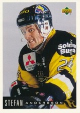 1995-96 Swedish Upper Deck #12 STEFAN ANDERSSON - AIK