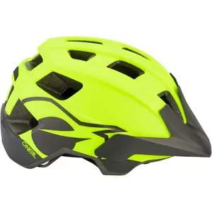 HELMET O'NEAL FLARE HELMET MTB BIKE SKATEBOARD Neon Yellow Black Youth 51-55cm - Picture 1 of 5