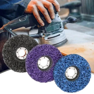 Poly Streifen Scheibe Schleifscheibe Farbe Rost Entfernung Reinigung für Winkelschleifer - Bild 1 von 13