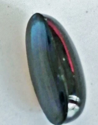 Turmalin,blau, Indigolith, Cabochon Brasilien Größe: 16 x 7 x 4 mm ,5 ct - Bild 1 von 4