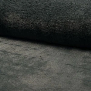 LUXURY Short Plush Super Soft Faux Fur Fabric Material - GREY - Picture 1 of 1
