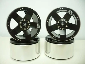 4 Pcs XD 2.2 Aolly Beadlock Wheel MUD SLINGERS 1/10 RC Crawler Aixal CAPO 2.2" - Picture 1 of 8