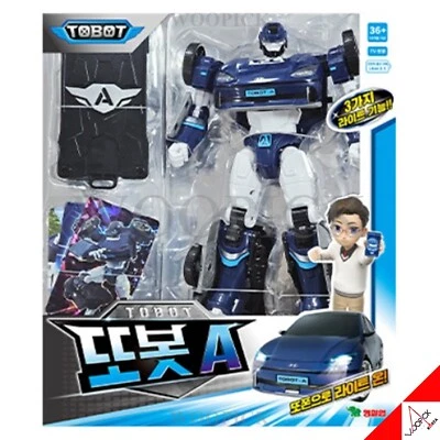 TOBOT 2024 New Tobot A Transformer Robot Hyundai Ioniq 6 LED Light Action Figure - Image 1 of 4