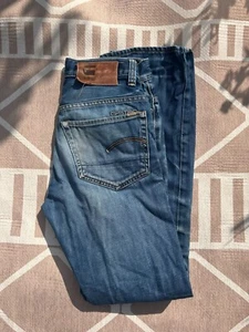 Pantalones de mezclilla G-Star Raw para hombre talla 30 azul recto calce regular W30 L34 - Imagen 1 de 5