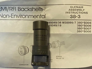 GLENAIR M85049/36-18W06A, M38999/7-18B06A Circular MIL Spec Connector Backshell - Picture 1 of 4