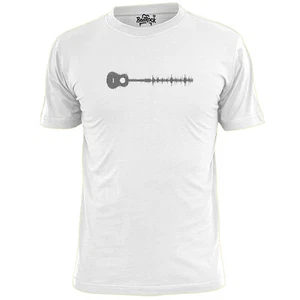 Camiseta para hombre guitarra Sound Waves música rock - Imagen 1 de 2