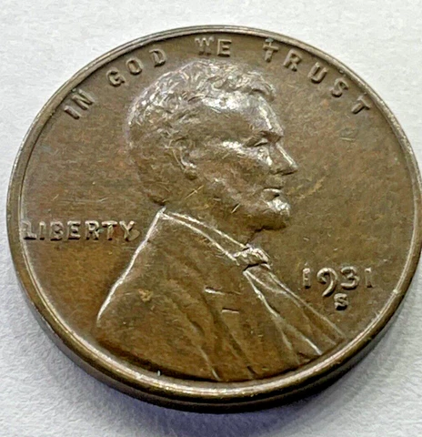 1931 S LINCOLN Cent  Natural Patina! Cover