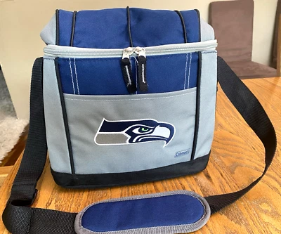 Coleman Seattle Seahawks 9 latas 24 horas enfriador de lados suaves correa acolchada para el hombro Foto 1 de 4