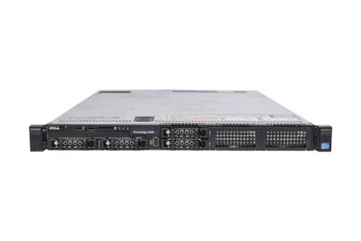 Dell PowerEdge R620 Six-Core E5-2620 2.0Ghz 8GB Ram 4x 2.5" HDD Bays 1U Server - Image 1 of 2