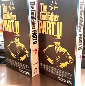 vhs Al Pacino is THE GODFATHER Part II 1974/1980 1st Print GATEFOLD NO UPC 2 vhs