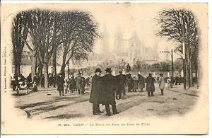 CP 14 CALVADOS - Caen - La Place du Parc un Jour de Foire - Imagen 1 de 1