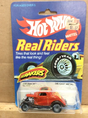 HOT WHEELS     REAL RIDERS  3 WINDOW '34    BLISTER IS BUSTED       "READ INFO" - Image 1 of 4