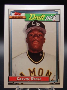 Topps Draft Pick #714 1992 Calvin Reese RC como nuevo - Imagen 1 de 2