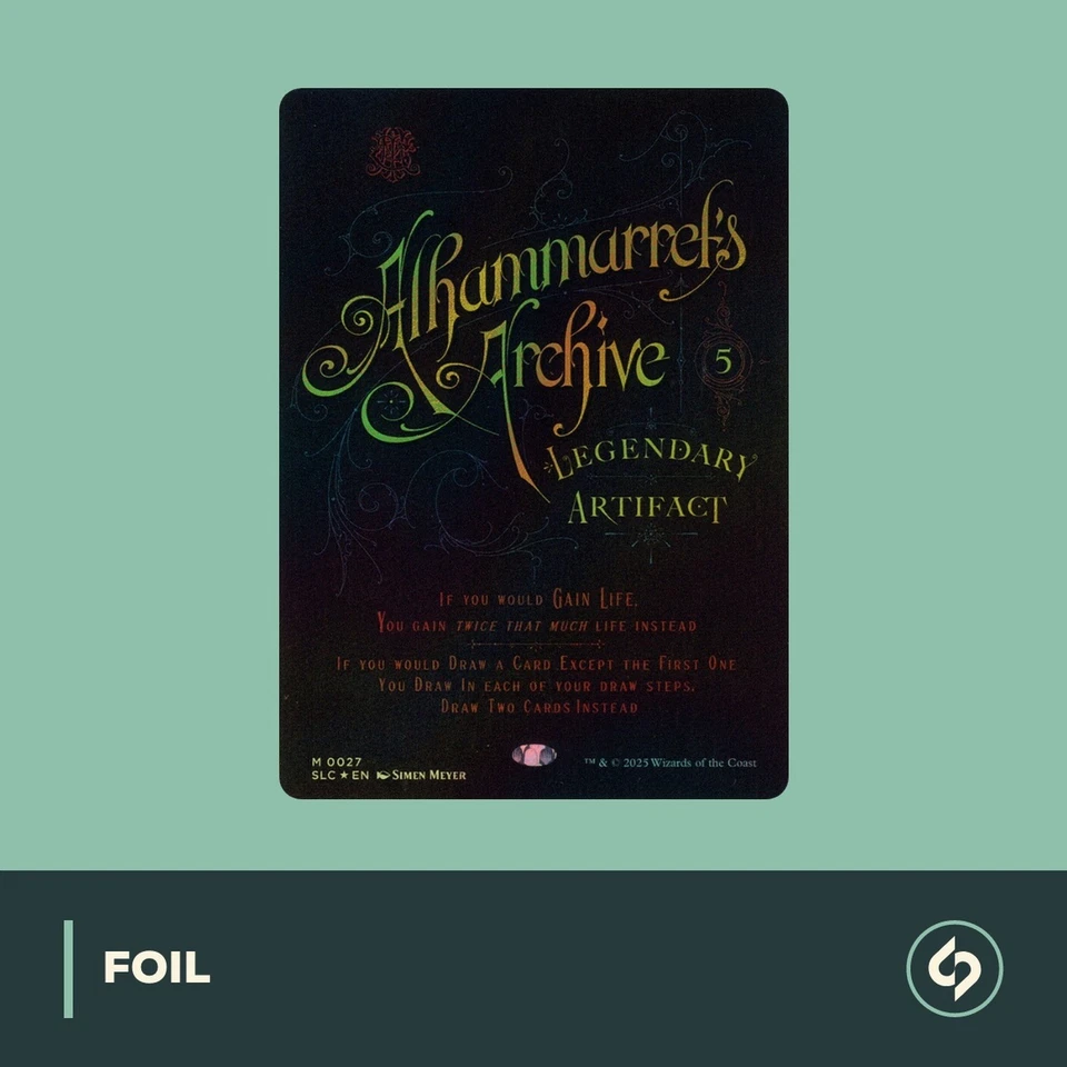 MTG | Alhammarret's Archive V.1 | SECRET LAIR | SHOWCASE | NM | EN | FOIL - Bild 1 von 1