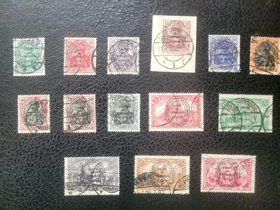 Allenstein #15-28 Used, 1920 2nd Plebiscite Issue,  Scott Value $ 68.50 + BONUS  - Image 1 of 4