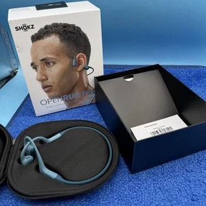 Shokz OPENRUN PRO S810 Premium Bone Conduction Sport Headphones : BLUE - Picture 1 of 2