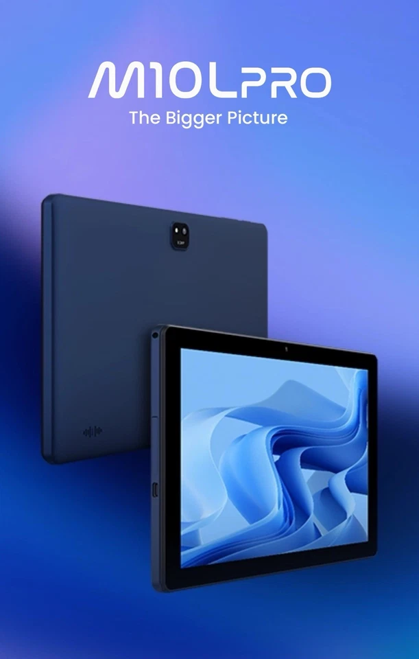 BLU M10L PRO| 2023 | 3-дневный аккумулятор | 4G LTE| 10,1-дюймовый дисплей | 32/3 ГБ | синий - Изображение 1 из 4