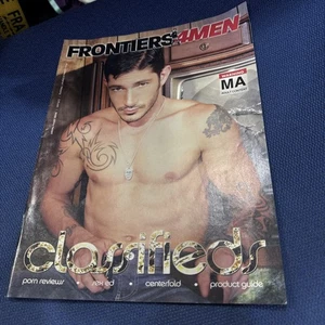 FRONTIERS News magazine Vintage Gay Interest Nude Men Rare OOP Daddy Buff - Picture 1 of 3