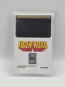 Tiger Road (TurboGrafx-16) HuCard Game w/Sleeve - TESTED