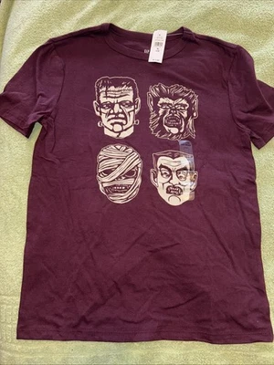 NWT GapKids Burgundy Monster Tshirt Size XL (12) - Image 1 of 3
