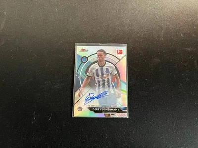 2022-23 Topps Finest Bundesliga Autograph #BCA-DSC Derry Scherhant RC - Image 1 of 2